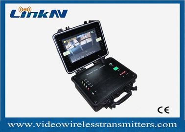 배터리와 1-채널 가지고 다닐 수 있는 COFDM 영상 수신기 HDMI CVBS AES256 암호화&lt; 暗號化&gt; 2-8MHz 저딜레이