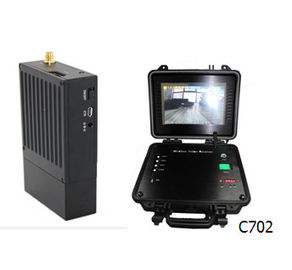배터리와 가지고 다닐 수 있는 COFDM 영상 수신기 HDMI CVBS AES256 암호화 H.264