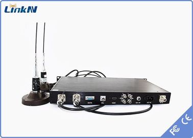 차량 장착 COFDM 영상 수신기 1U HDMI SDI CVBS 다이버시티 수신 300-2700MHz