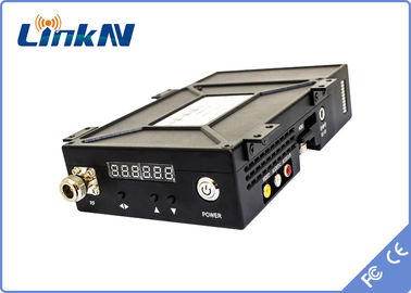 Manpack FHD 영상 전송기 COFDM 변조 H.264 인코딩 높은 보안 AES256 암호화 200-2700MHz