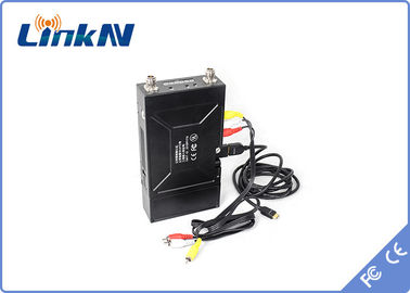 배터리와 COFDM 비디오 송신기 QPSK HDMI &amp; CVBS H.264 저딜레이 AES256 암호화