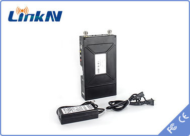 군 휴대용 COFDM 디지털 방식으로 가득 차있는 Hd 무선 전송기 AES256 부호 매김 NLOS 2KM