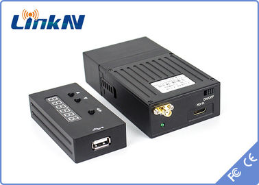 스파이 HD 비디오 송신기 1 킬로미터 비가시선 COFDM 저딜레이 H.264 철저한 보안 AES256 암호화 200-2700MHz