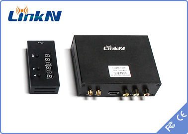 10 킬로미터 드론 비디오 링크 HDMI와 CVBS COFDM H.264 AES256 암호화 낮은 지연