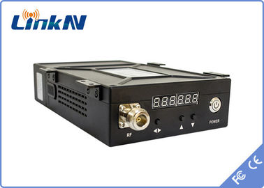 배터리 전원을 사용하는 견고한 Manpack 영상 전송기 COFDM H.264 높은 보안 AES256 암호화