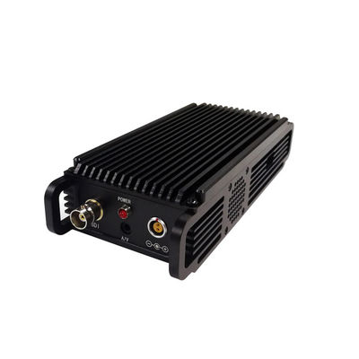 방송 통신 비디오 송신기 COFDM SDI와 CVBS H.264 낮은 지연 1.5 킬로미터 비가시선 DC 12V