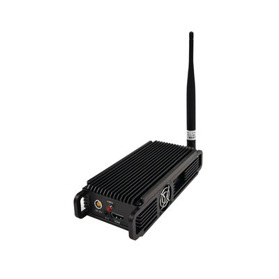 경찰 신체 착용 COFDM 비디오 송신기 고정 헤드 디스크 HDMI CVBS AES256 암호화 낮은 지연
