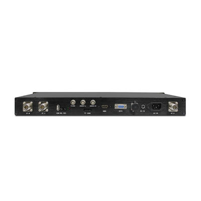 1U 배로 수송된 COFDM 영상 수신기 고정 헤드 디스크 HDMI SDI CVBS 다이버시티 수신 낮은 지연 DC-12V