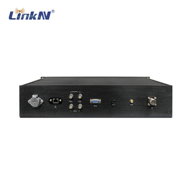 주문형인 20W 2U 배로 수송된 COFDM 비디오 송신기 HDMI SDI CVBS AES256 300-2700MHz