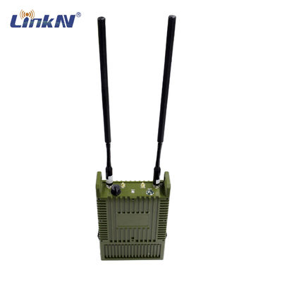 배터리와 군 전술적 IP66 메쉬 라디오 다중도약 82Mbps MIMO 10W 고전력 AES 엔르사이피티온