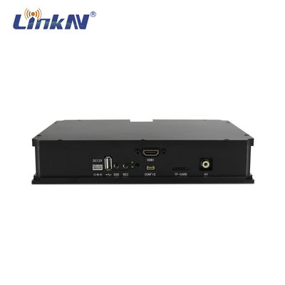 경찰 UGV 무선 비디오 시스템 CVBS NTSC PAL HDMI COFDM QPSK AES256 암호 저딜레이