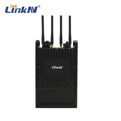 IP66 방수 5G 맨팩 라디오 SIM 무료 HDMI 및 LAN 입력 배터리 전원 DC-12V