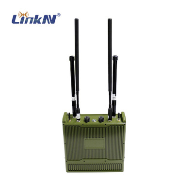 울퉁불퉁한 IP66 10W 메쉬 라디오는 10W LTE 기지국 AES 암호화 와이파이 GPS를 통합합니다
