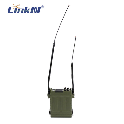 VHF UHF 가지고 다닐 수 있는 군 라디오 MIL-STD-810 이중 대역 다수 암호화 IP67