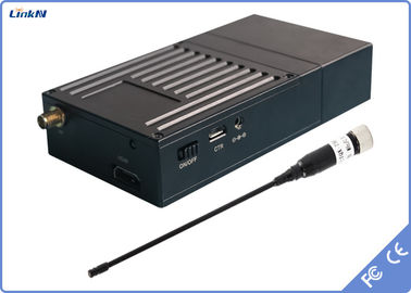 1.5km COFDM 비디오 송신기 HDMI &amp; CVBS 경찰용 군사용 AES256 낮은 지연