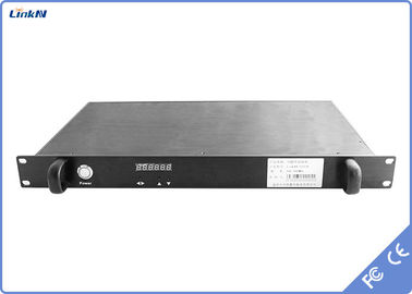울퉁불퉁한 차량 장착 고정 헤드 디스크 영상 수신기 HDMI SDI CVBS COFDM AES256 300-2700MHz