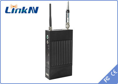 LKAV1506 군사용 HD 비디오 송신기 COFDM H.264 AES256 암호화 저저속 2-8MHz B/W 배터리 전원