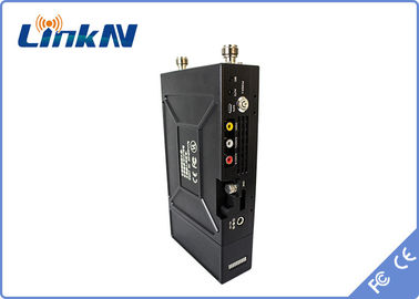 1-3km 신체 착용 경찰 비디오 송신기 COFDM QPSK HDMI 및 CVBS H.264 저지연 AES256 암호화