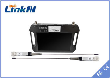 10.1 인치 LCD 디스플레이와 핸즈하드 영상 수신기 COFDM HDMI CVBS 다이버시티 수신