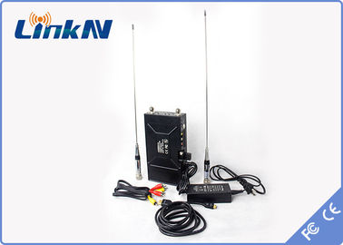 강화된 신체 착용 경찰 영상 송신기 원거리 COFDM QPSK HDMI &amp; CVBS AES256 암호화 배터리