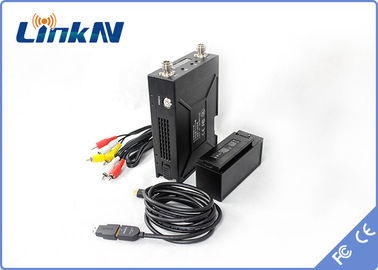 2W 군 비디오 송신기 COFDM QPSK HDMI &amp; CVBS H.264 저딜레이 AES256 암호화