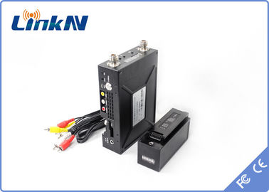 1-3km 경찰 영상 송신기 COFDM QPSK HDMI &amp; CVBS H.264 저딜레이 AES256 암호화