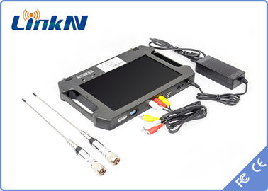 디스플레이 및 배터리가 포함된 휴대용 비디오 수신기 COFDM QPSK AES 암호화