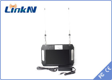 디스플레이 다이버시티 수신 AES256 2-8MHz 대역폭과 전술적 가지고 다닐 수 있는 COFDM 영상 수신기 배터리 가동 고정 헤드 디스크