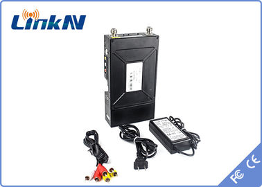 군 전술적 비가시선 비디오 송신기 COFDM HDMI &amp; CVBS AES256 암호화 저딜레이 양뱡향 인터컴