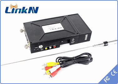 군 전술적 비가시선 비디오 송신기 COFDM HDMI &amp; CVBS AES256 암호화 저딜레이 양뱡향 인터컴