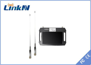 COFDM 비디오 수신기 배터리 전원 HDMI CVBS 디스플레이 다양성 수신 AES256 DC 12V
