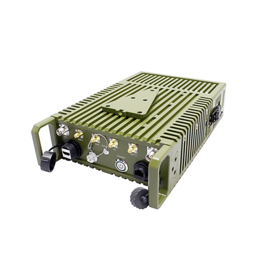 군용 MANPACK MANET 라디오 43dBm AES256 FHSS 주파수 점프 AES256