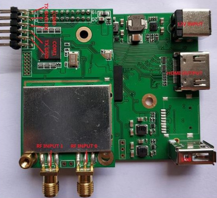 LKAV6201 HDMI SDI COFDM 수신 모듈 PCBA 비디오 전송