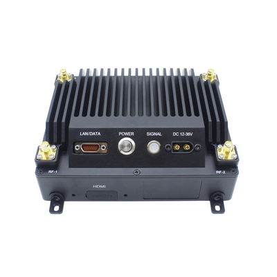 4W 10ms 지연 32 노드 2T2R RF 채널과 UAV 데이터 링크