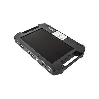 배터리 및 컬러 디스플레이와 함께 COFDM 수신기 FHD 고 민감도 듀얼 안테나 AES256 DC 12V