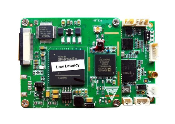 비디오 송신기 보드 모듈 COFDM QPSK 1080p SDI CVBS 200-2700MHz 낮은 지연