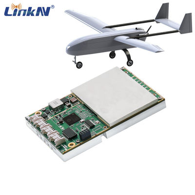 LKAV6306 15km 군사 IP 모듈 4W 전력 350MHz-4GHz UAV 비디오 데이터 링크