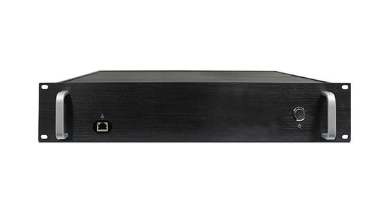 43dBm 고전력 2U 랙 장착대 COFDM 비디오 송신기 HDMI / SDI CVBS는 300-2700MHz를 입력합니다
