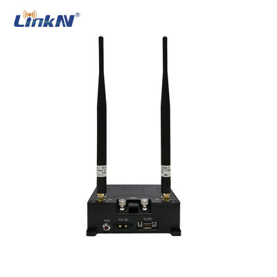 경찰 군 UAV 데이터 링크 10 킬로미터 IP 메쉬는 멀티홉 고대역폭 AES DC12V-24V를 무선으로 보냅니다