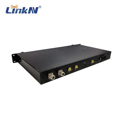 1U 선반 장착 IP 메쉬 중계기 4W MIMO 비디오 데이터 4G GPS / BD PPT 와이파이 AES256 암호화