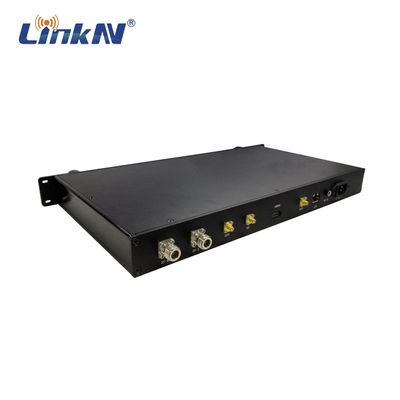 LKAV3307 1U 랙 마운트 IP MESH 릴레이 4W MIMO 비디오 데이터 4G GPS/BD PPT 와이파이 AES256 암호화
