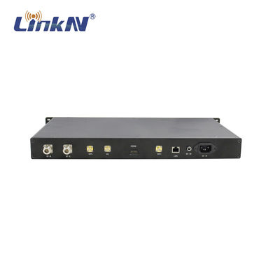 LKAV3307 군사 무선 통신 1U 랙 마운트 4W MIMO FHSS 야외 IP MESH 라디오