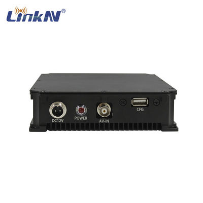 UGV 무선 전신 아날로그 NTSC PAL 비디오 송신기 COFDM QPSK AES 암호화 저딜레이 300-2700MHz