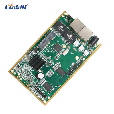 전술적 메시 라디오 OEM 단위 2.4GHz 1W MIMO AES256 암호화 96Mbps 소형 크기 경량