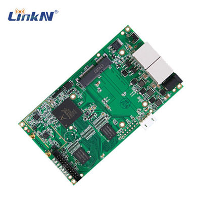 경제 전술적 IP 메시 라디오 OEM 단위 5GHz 1W MIMO 이중 안테나 AES 암호화 소형 크기