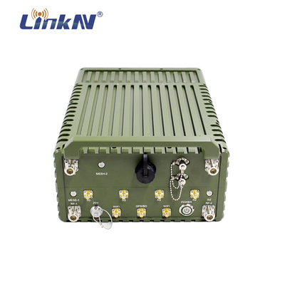 LKAV3703 580MHz 1.4GHz IP Mesh 라디오 장치 전술 듀얼 밴드 AES 암호화 DC 24V