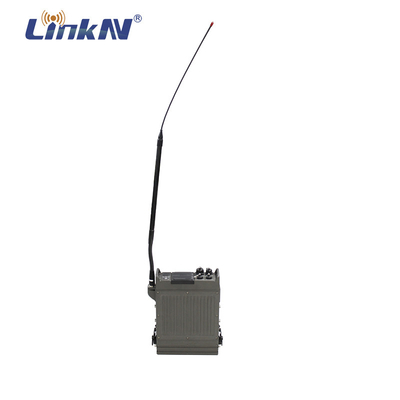 강화된 군 메쉬 협대역 휴대 기지국 50-70km VHF UHF IP67 배터리